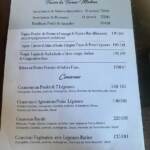Menu La Ferme Medina Marrakech December 2023 281910-907400